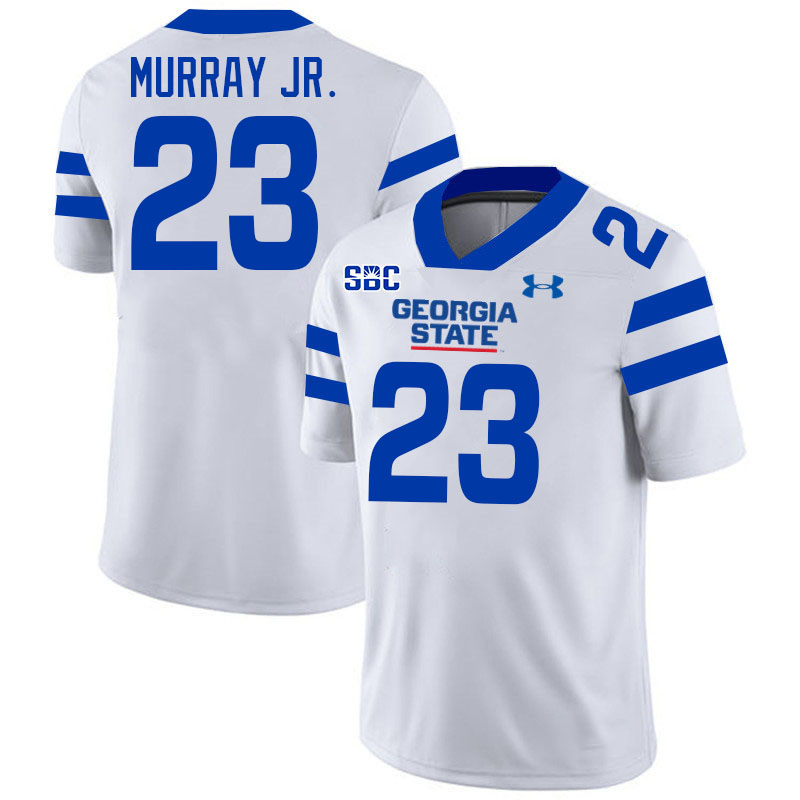 Georgia State Panthers #23 DJ Murray Jr. College Football Jerseys Stitched-White